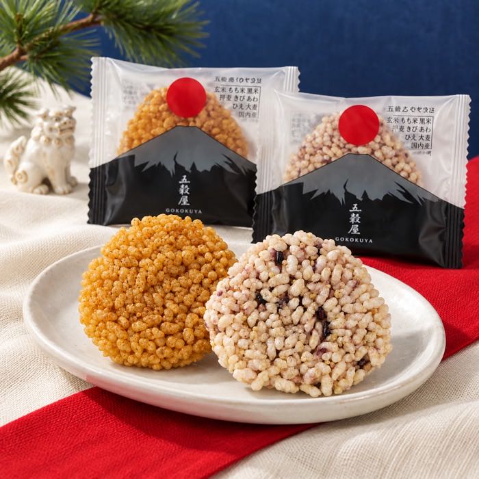 Omusubi-Style Rice Cracker
